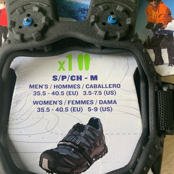 YakTrax Snow Trax Adult S/M Traction Gear Boots Shoes for Snow Ice Womens 5-9 - Picture 2 of 7